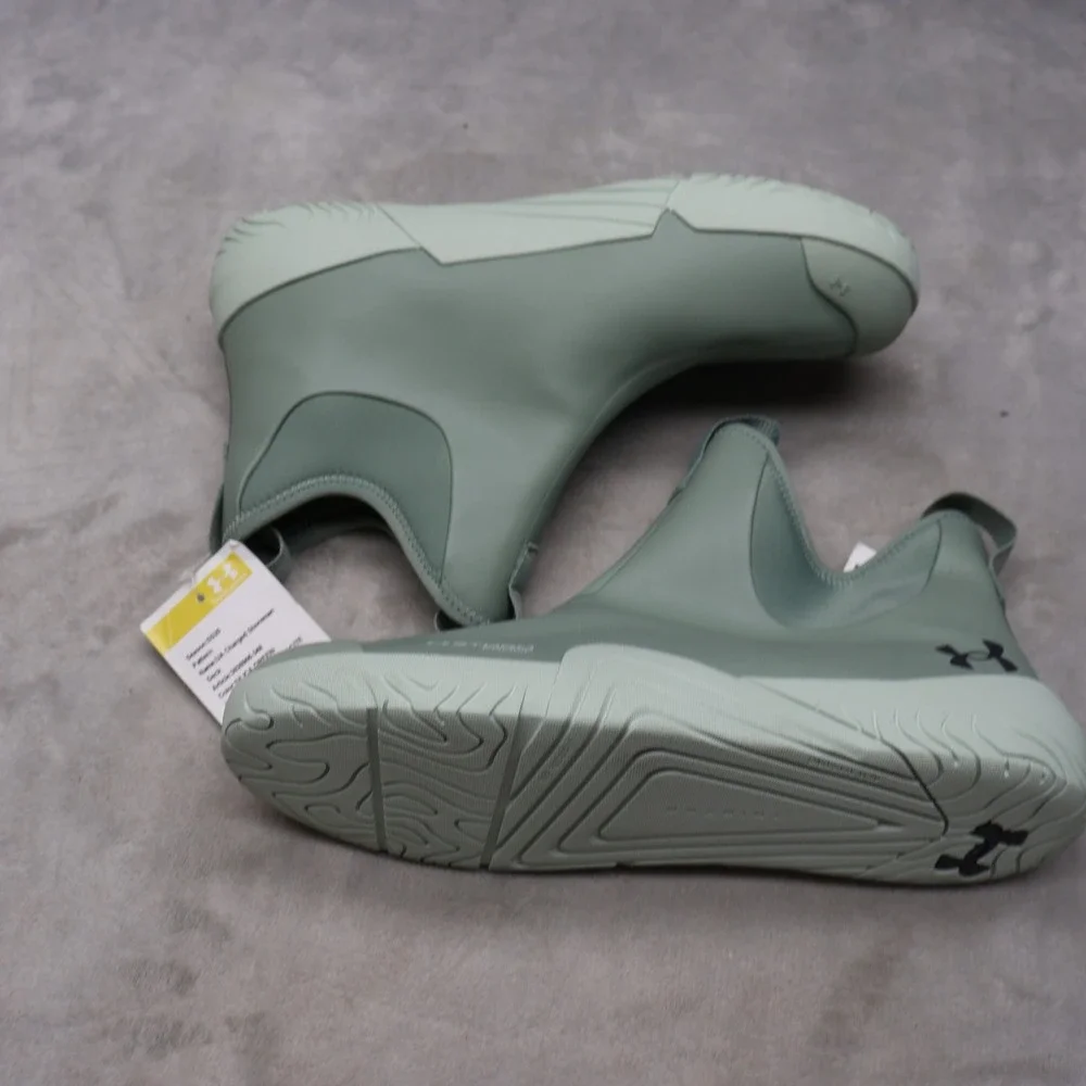 Under Armour Mens 9 Rain Boots Green Charged Shoreman Deck Rubber Waterproof NEW